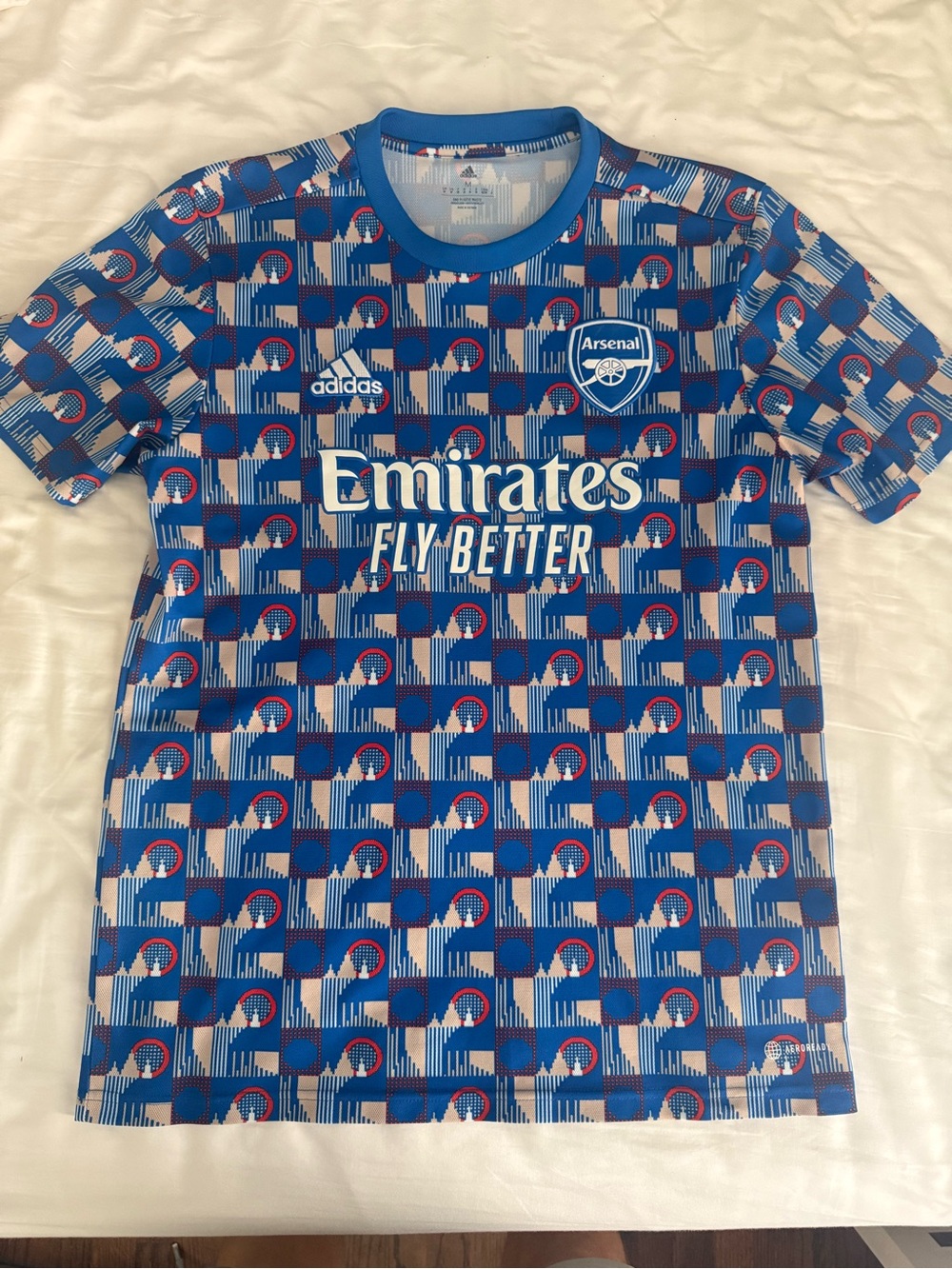 adidas Arsenal x Transport For London TFL Pre Match Jersey Medium M HF4524